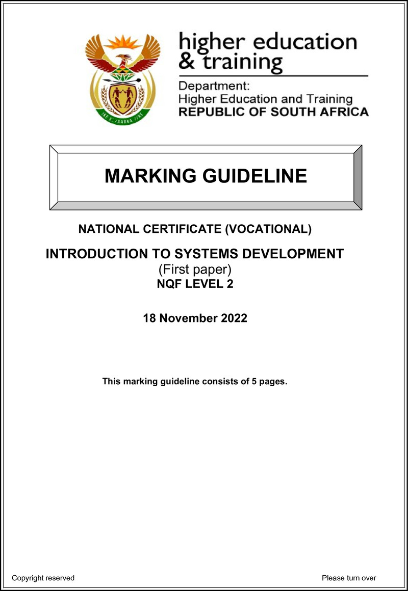 Nc1590 Introduction To Systems Development L2 P1 Memo Nov 2022 Edited