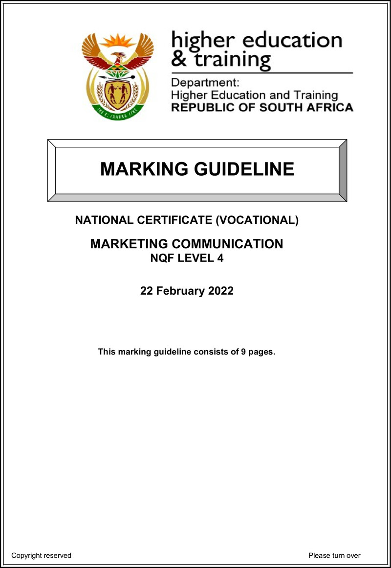 Nc1840 Marketing Communication L4Memo Supp Feb 2023 Signed Off