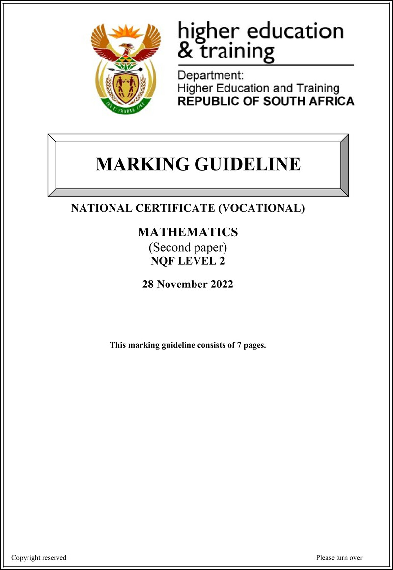 Nc2020 Mathematics L2 P2 Memo Nov 2022 Signed Off