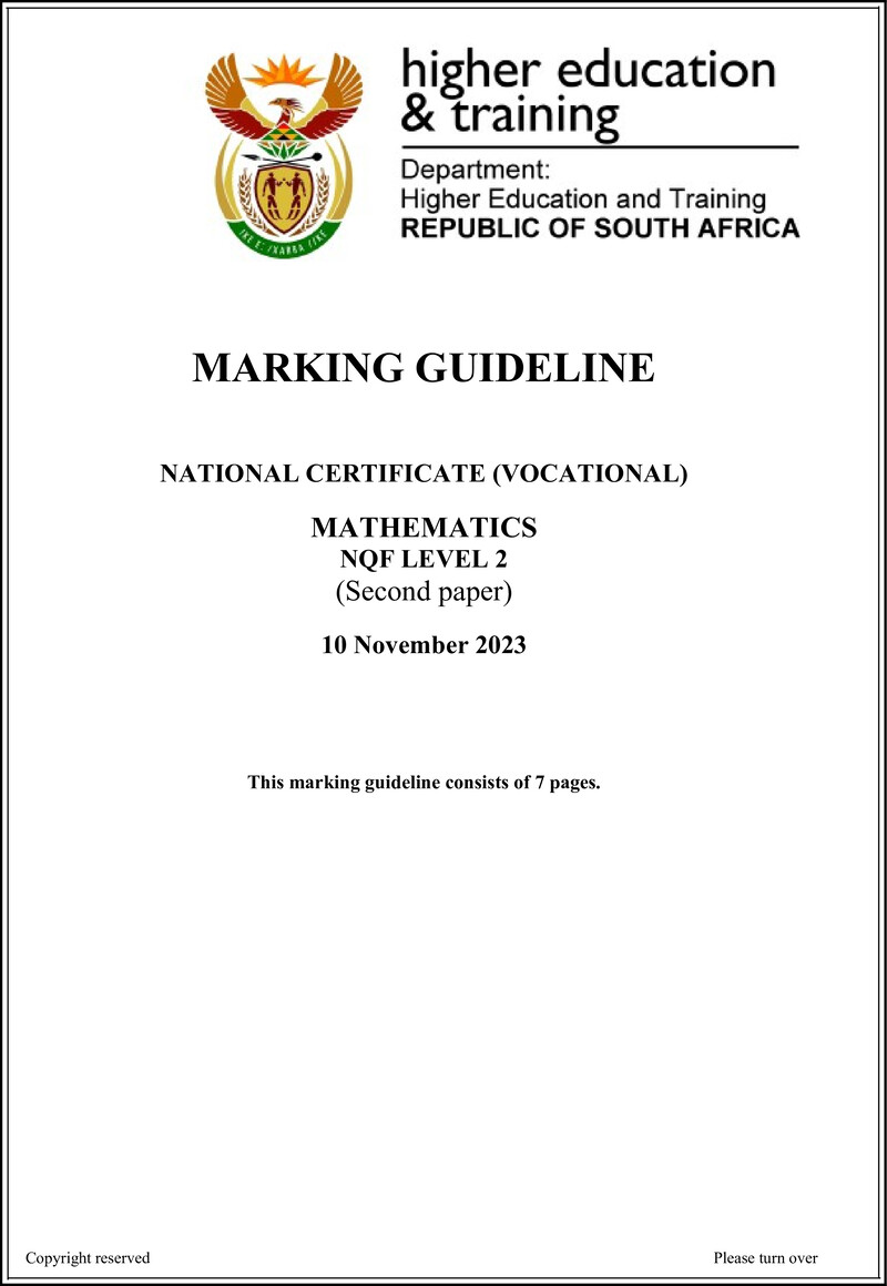 Nc2020 Mathematics L2 P2 Memo Nov 2023 Signed Off