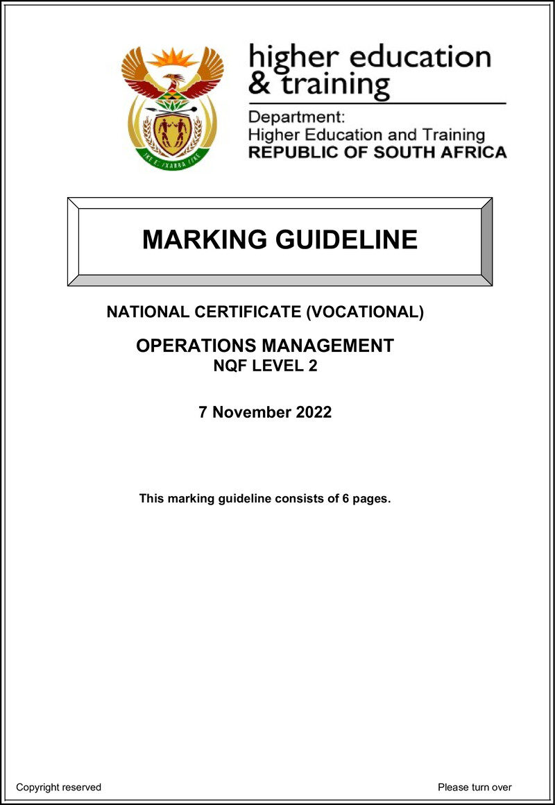 Nc2240 Operations Management L2 Nov Memo 2022 Signed Off
