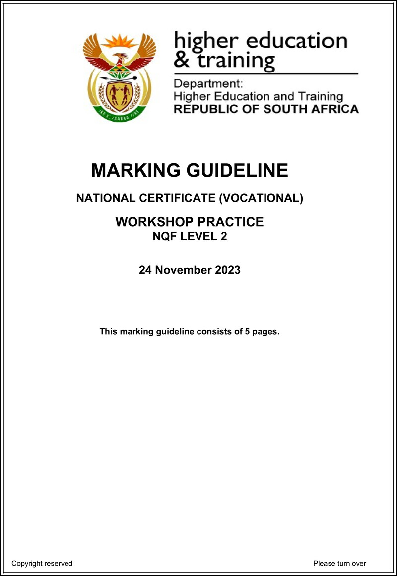 Nc3010 Workshop Practice L2 Memo Nov 2023 Signed Off