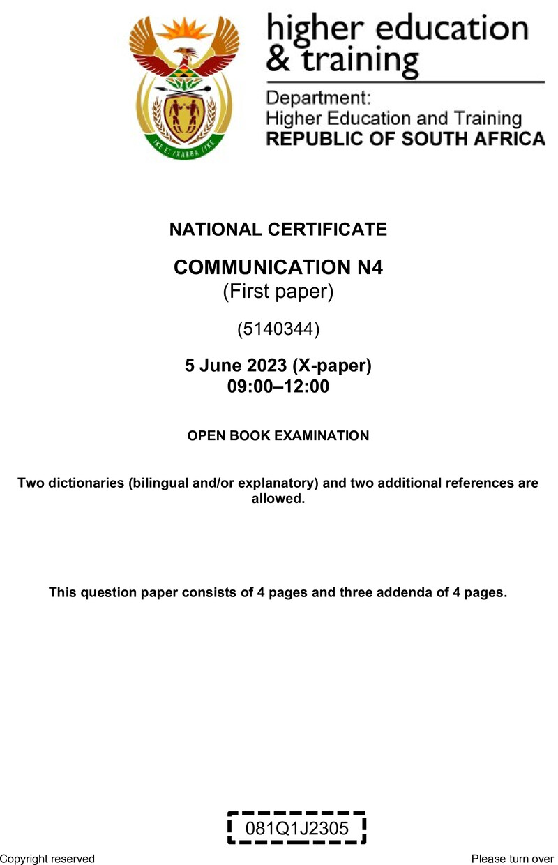 N4 P1 QP Jun 2023 preview