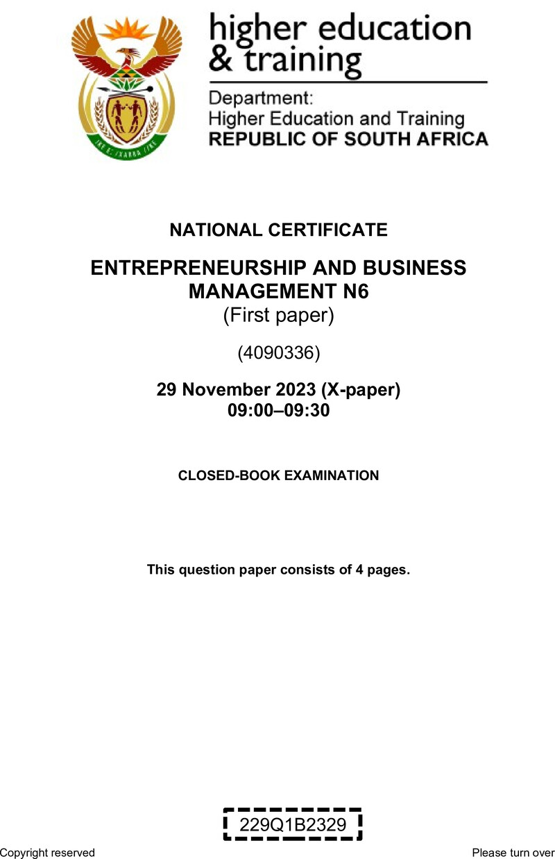 N480 Entrepreneurship And Business Management N6 P1 QP Nov 2023 Edited Gerber
