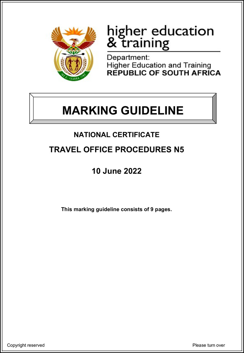 Travel Office Procedures N5 Memo June 2022 Edited