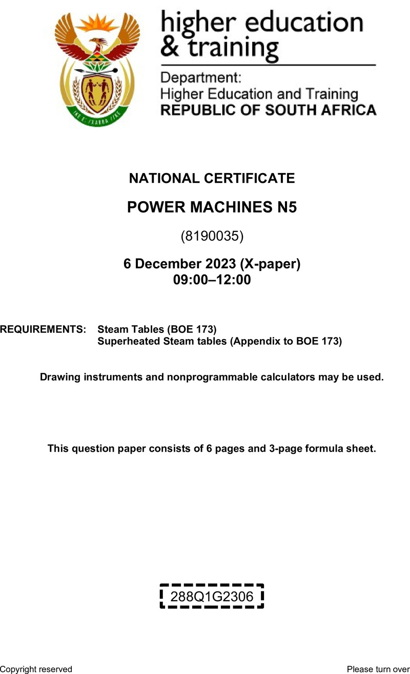 T1390 Power Machines N5 QP Nov 2023 preview