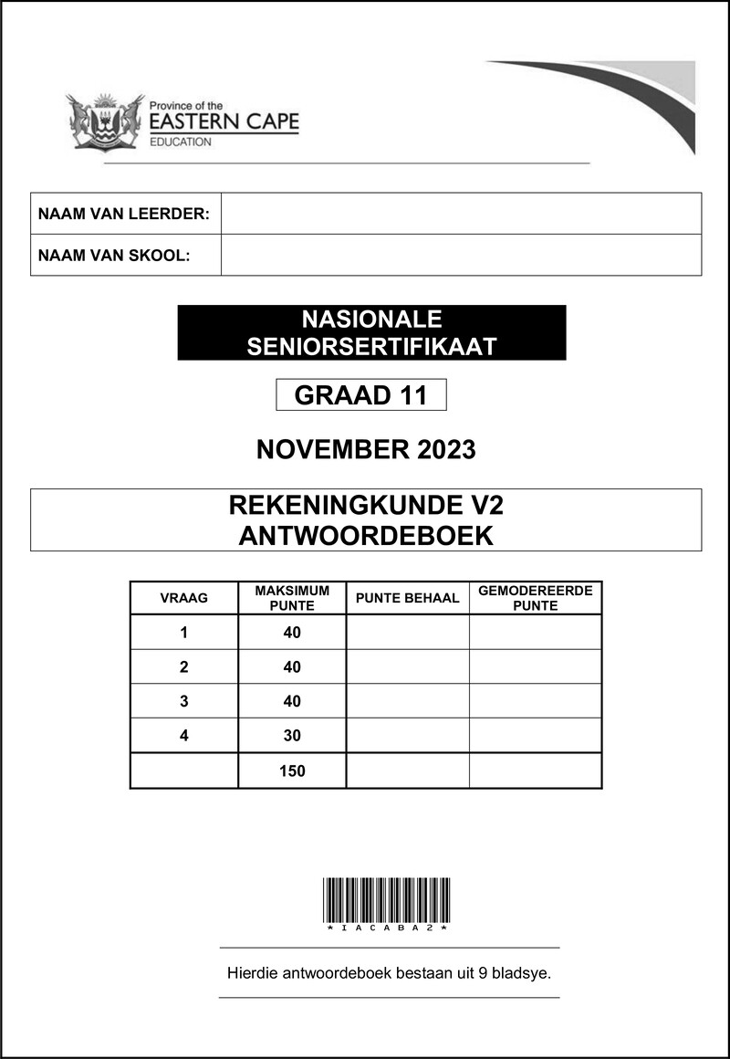 Accounting P2 Gr11 Ansbk Nov2023 Afr D