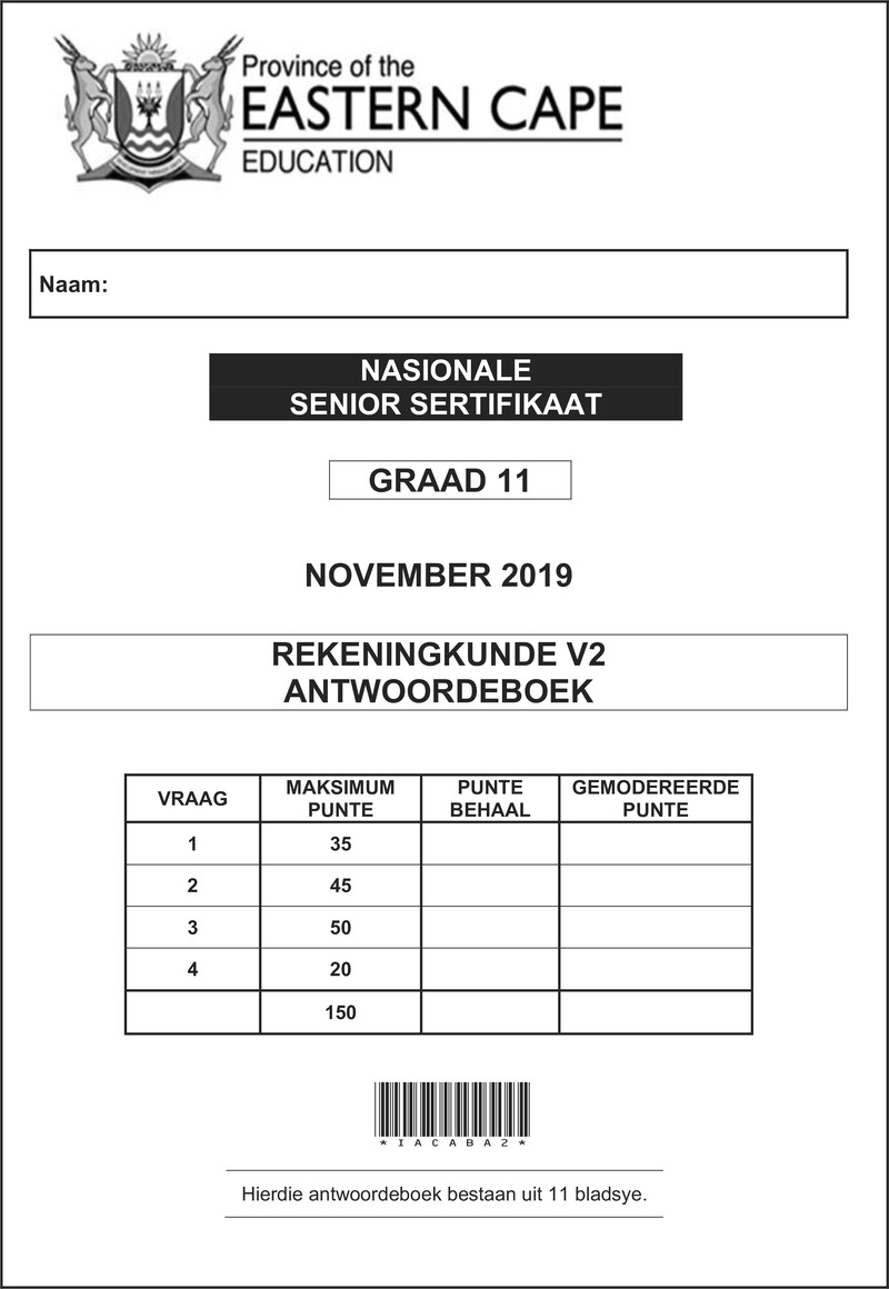 Accounting P2 Gr11 Ansbook Nov2019 Afr D