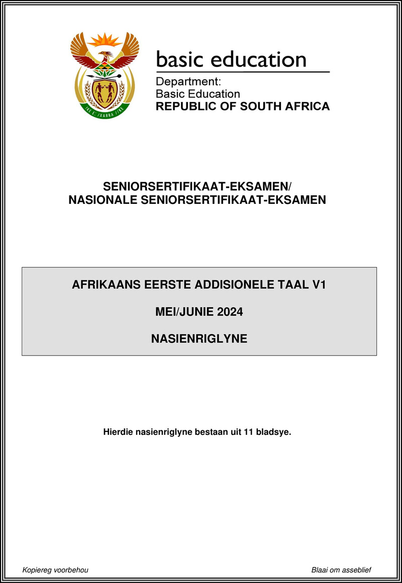 Afr Fal P1 May June 2024 Mg