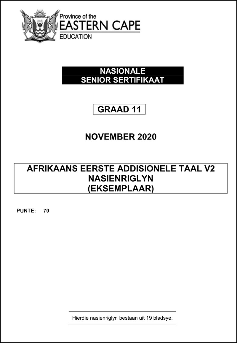 Afr Fal P2 Gr11 Memo Nov 2020 D