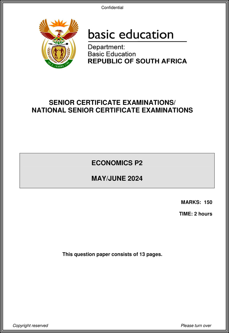 Economics P2 May June 2024 Eng