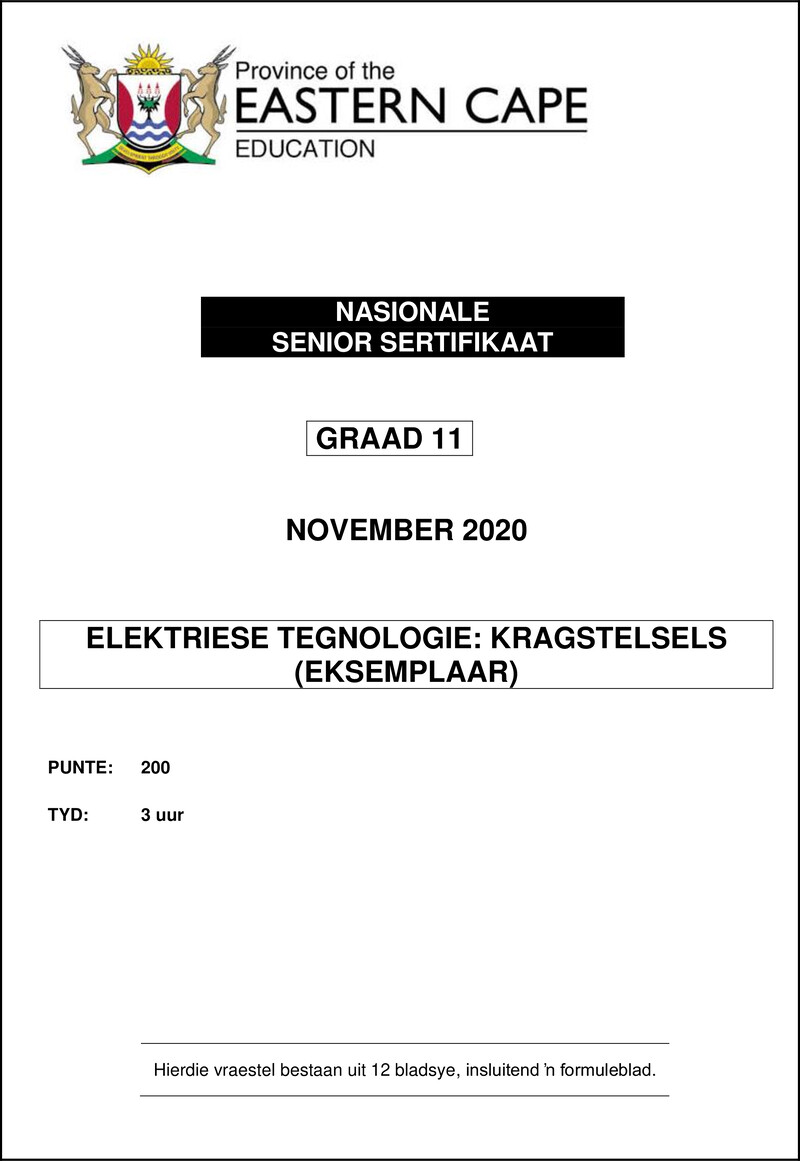 Elec Tech Gr11 QP Nov2020 Power Afr