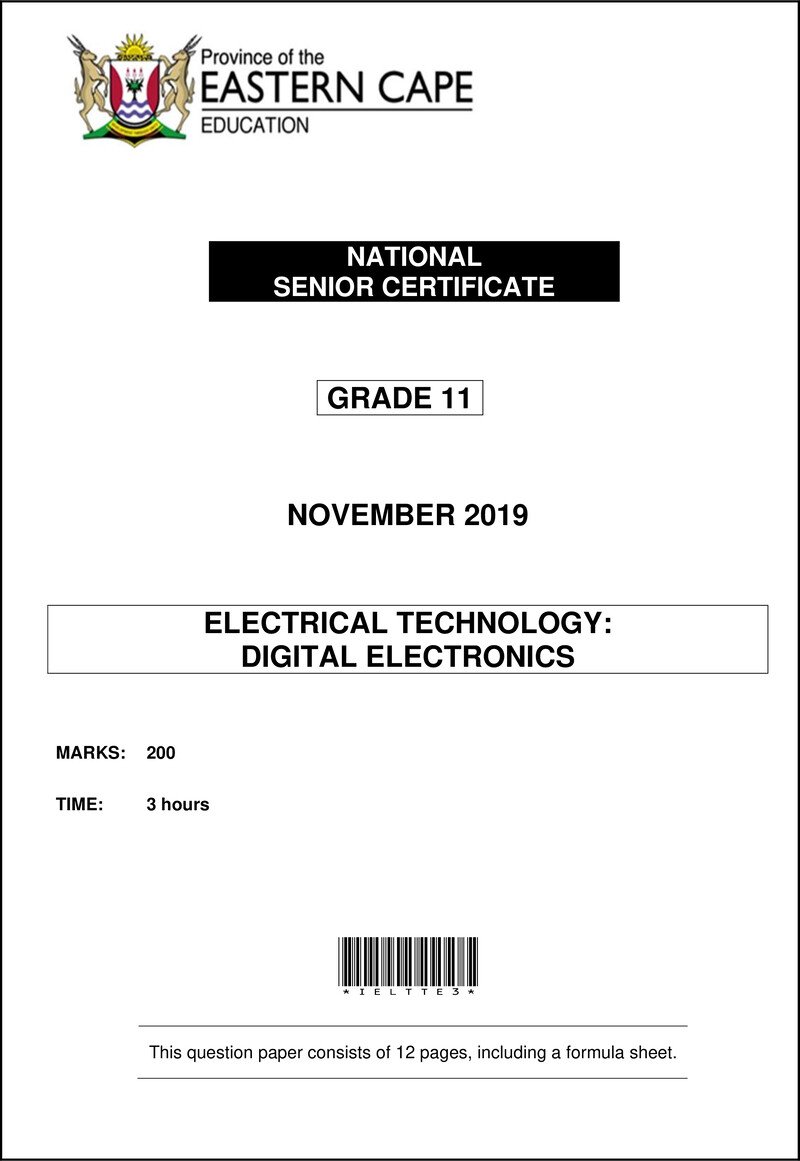 Electrical Tech QP Gr11 Nov 2019 Eng Dig