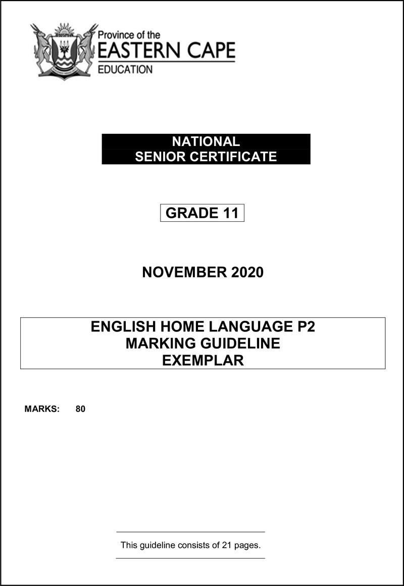 Enghl P2 Gr11 Memo Nov2020 D