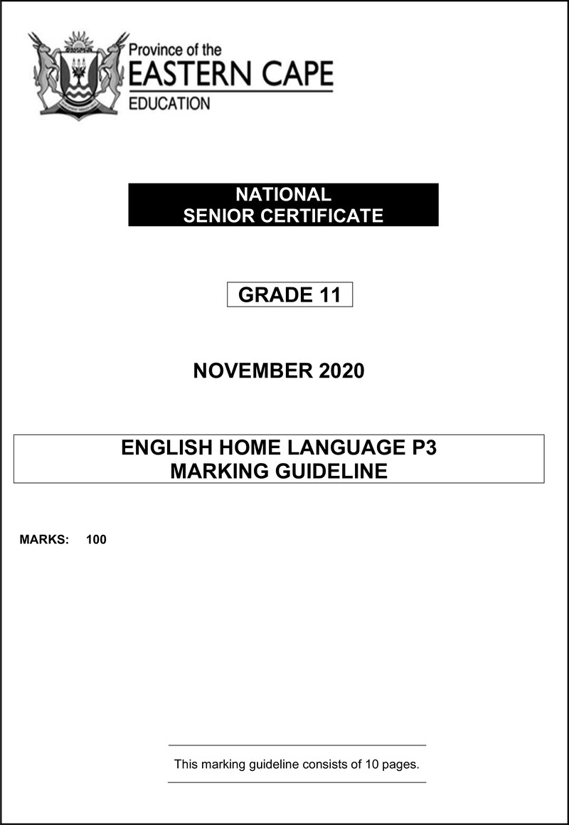 Enghl P3 Gr11 Memo Nov 2020 D