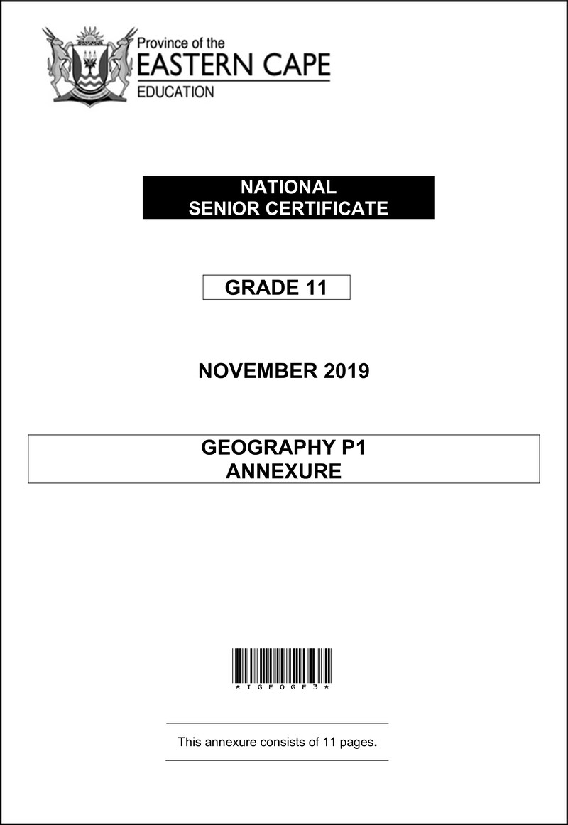 Geography P1 Gr11 Annex Nov2019 Eng D