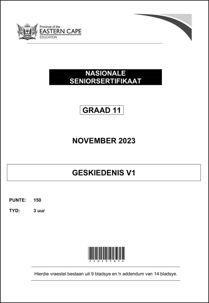 History P1 Gr11 QP Nov 2023 Afr D