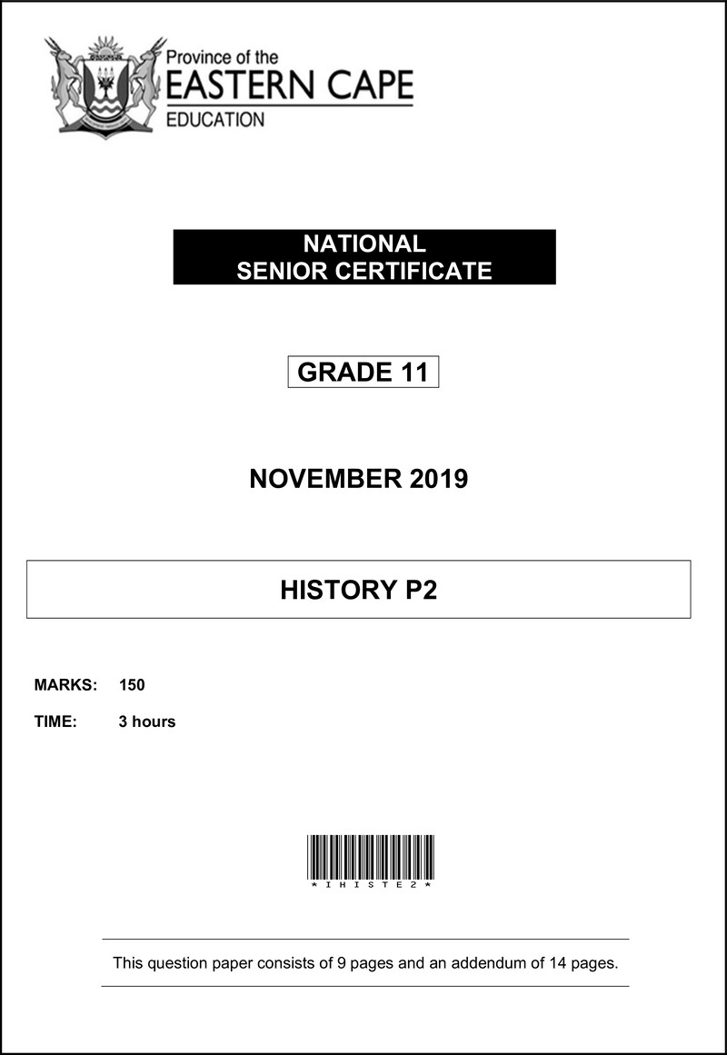 History P2 QP Gr11 Nov 2019 Eng D