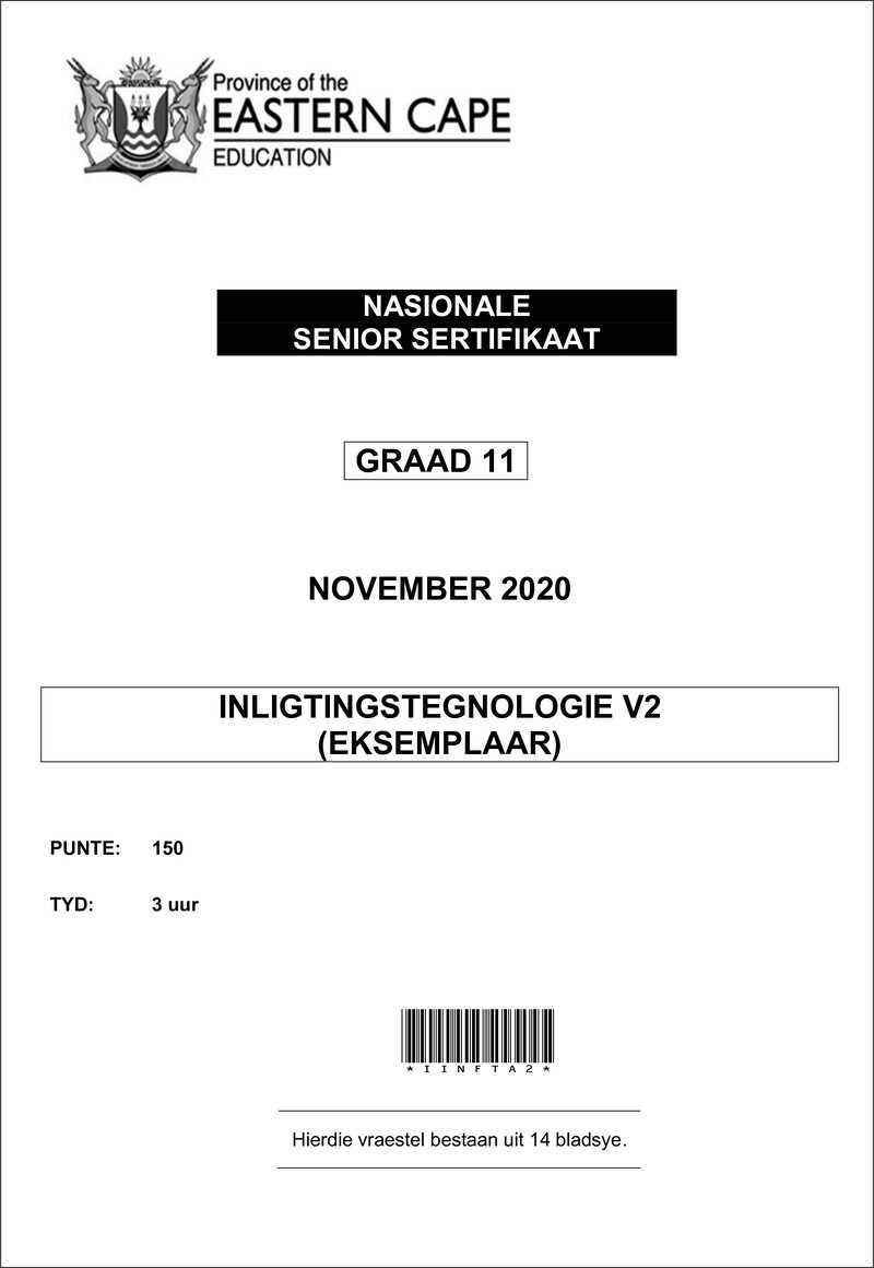 It P2 Gr11 QP Memo Nov2020 Afr D