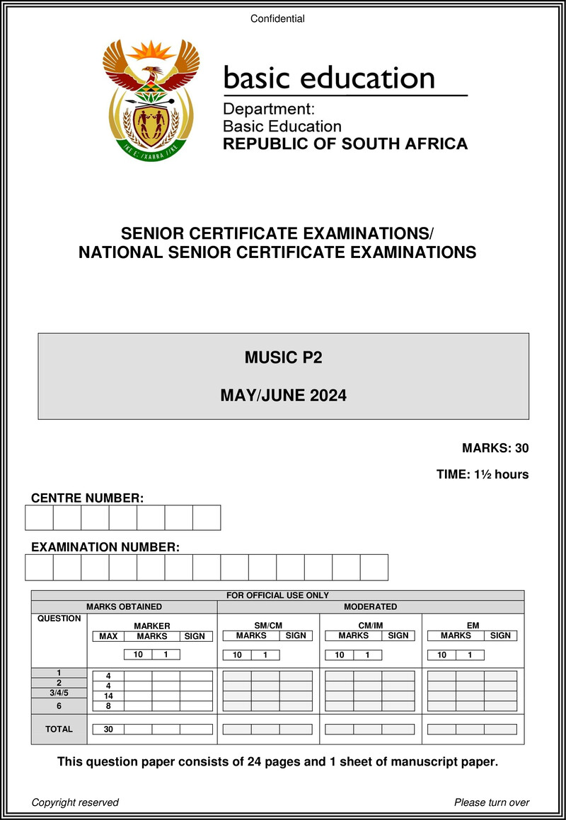 Music P2 May June 2024 Eng