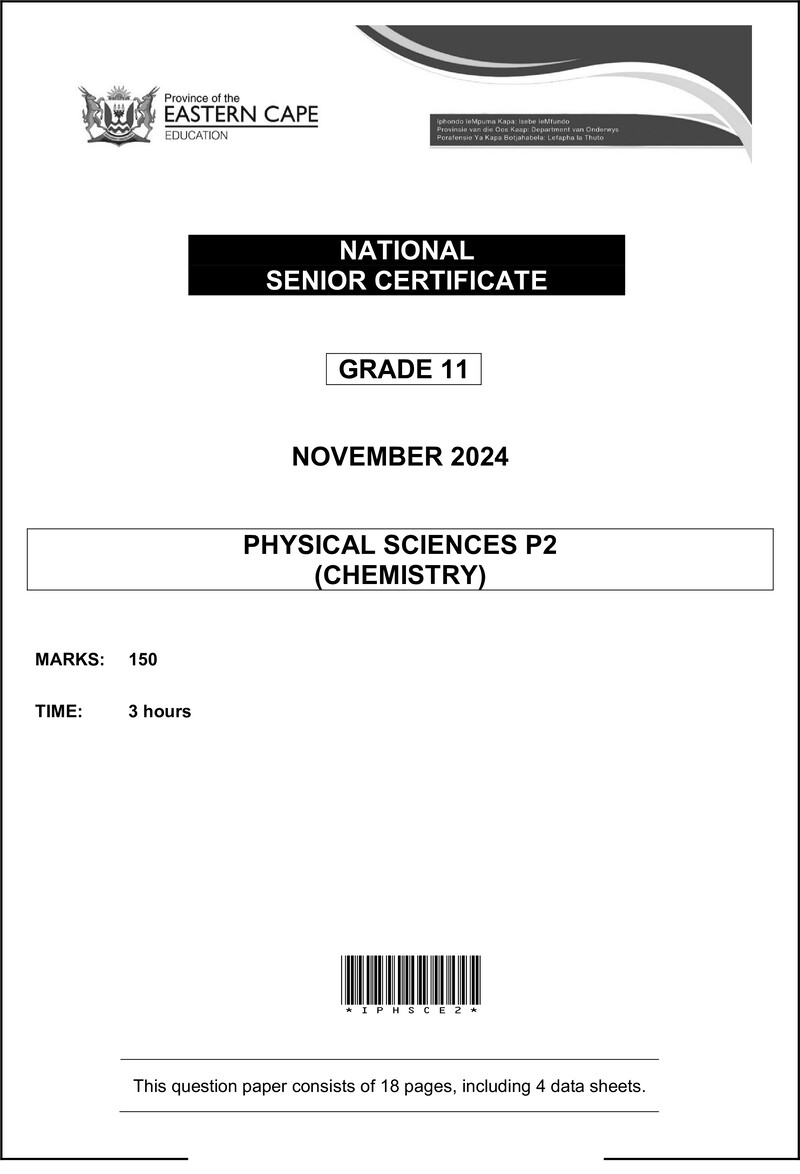Physical Sc P2 QP Gr11 Nov 2024 Eng D