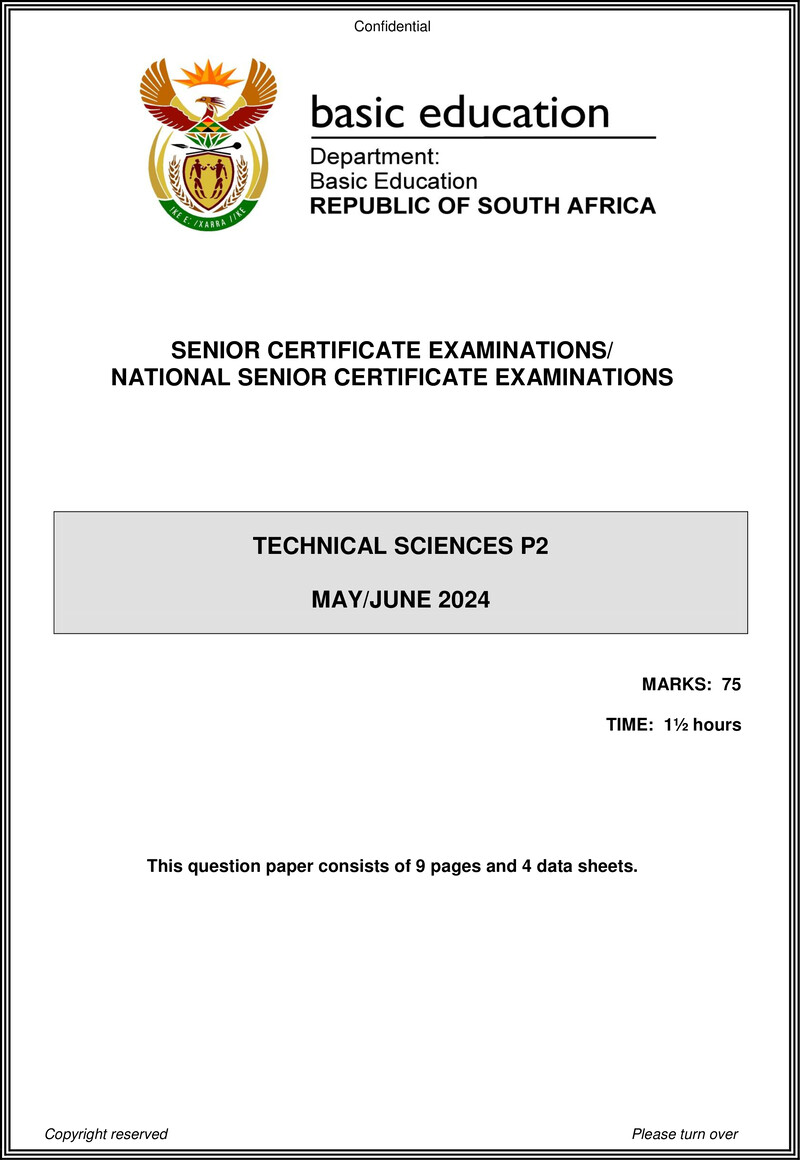 Technical Sciences P2 May June 2024 Eng