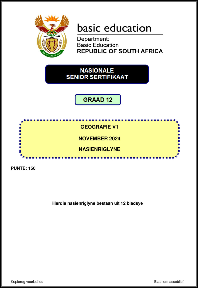 Geography P1 Nov 2024 Mg Afr Gr12