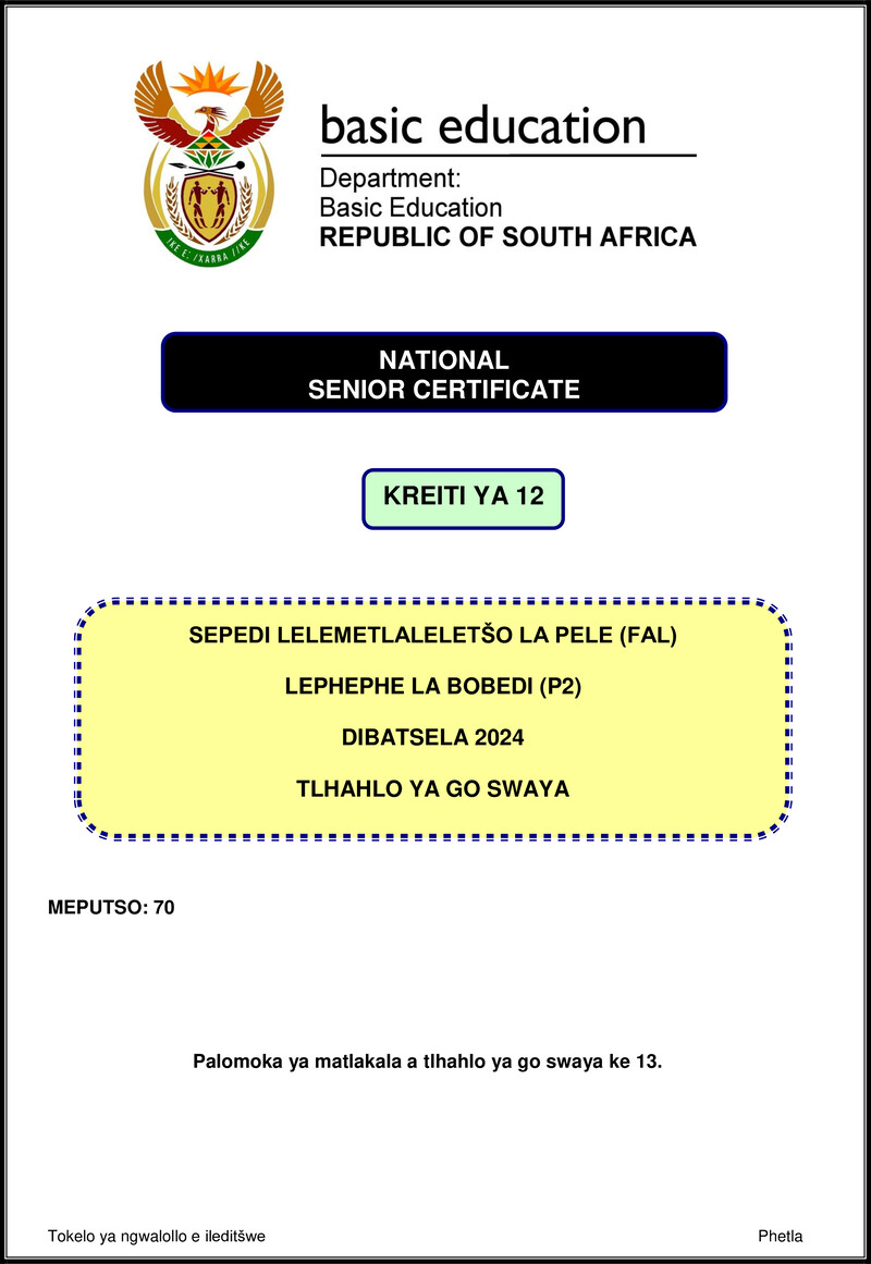 Sepedi Fal P2 Nov 2024 Mg Gr12