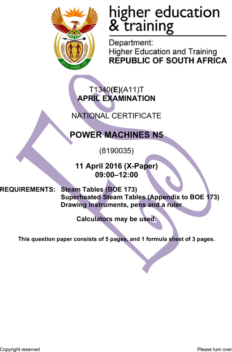 N5 Power Machines April 2016