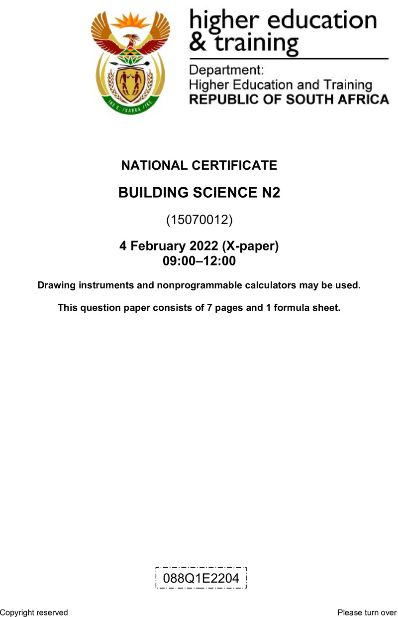 T240 Building Science N2 QP April 2022 Sign Off 1