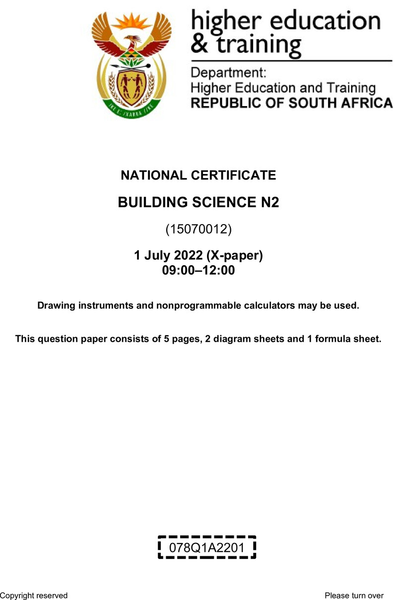 T240 Building Science N2 QP Aug 2022 Sign Off