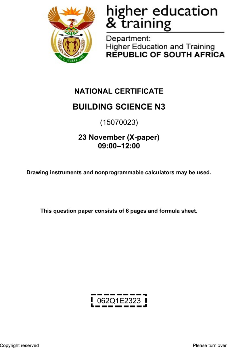 T250 Building Science N3 Nov QP 2023 Sign Off