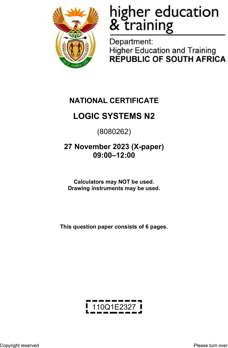 T920 Logic Systems N2 QP Nov 2023 Sign Off preview
