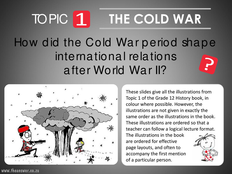 Grade 12 History Topic 1 Slides