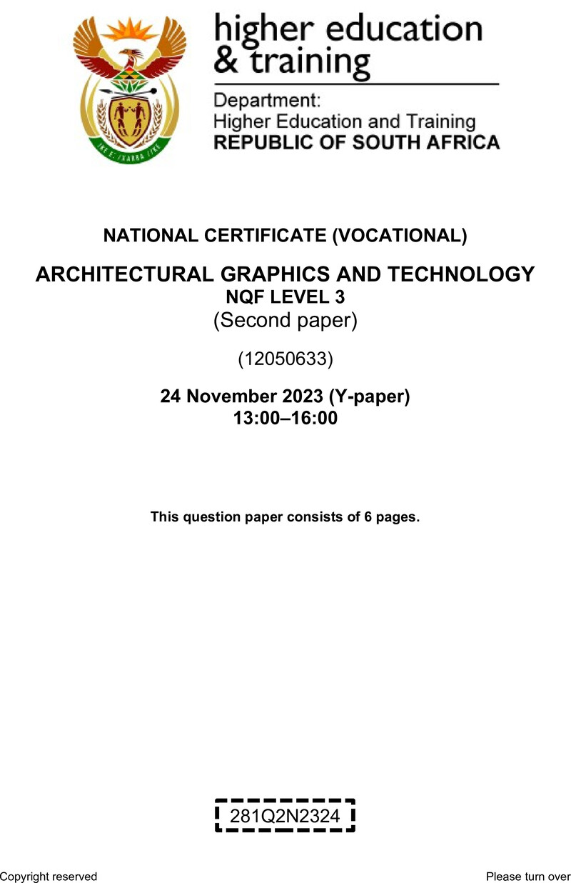 Nc260 Architectural Graphics And Technology L3 P2 QP Nov 2023