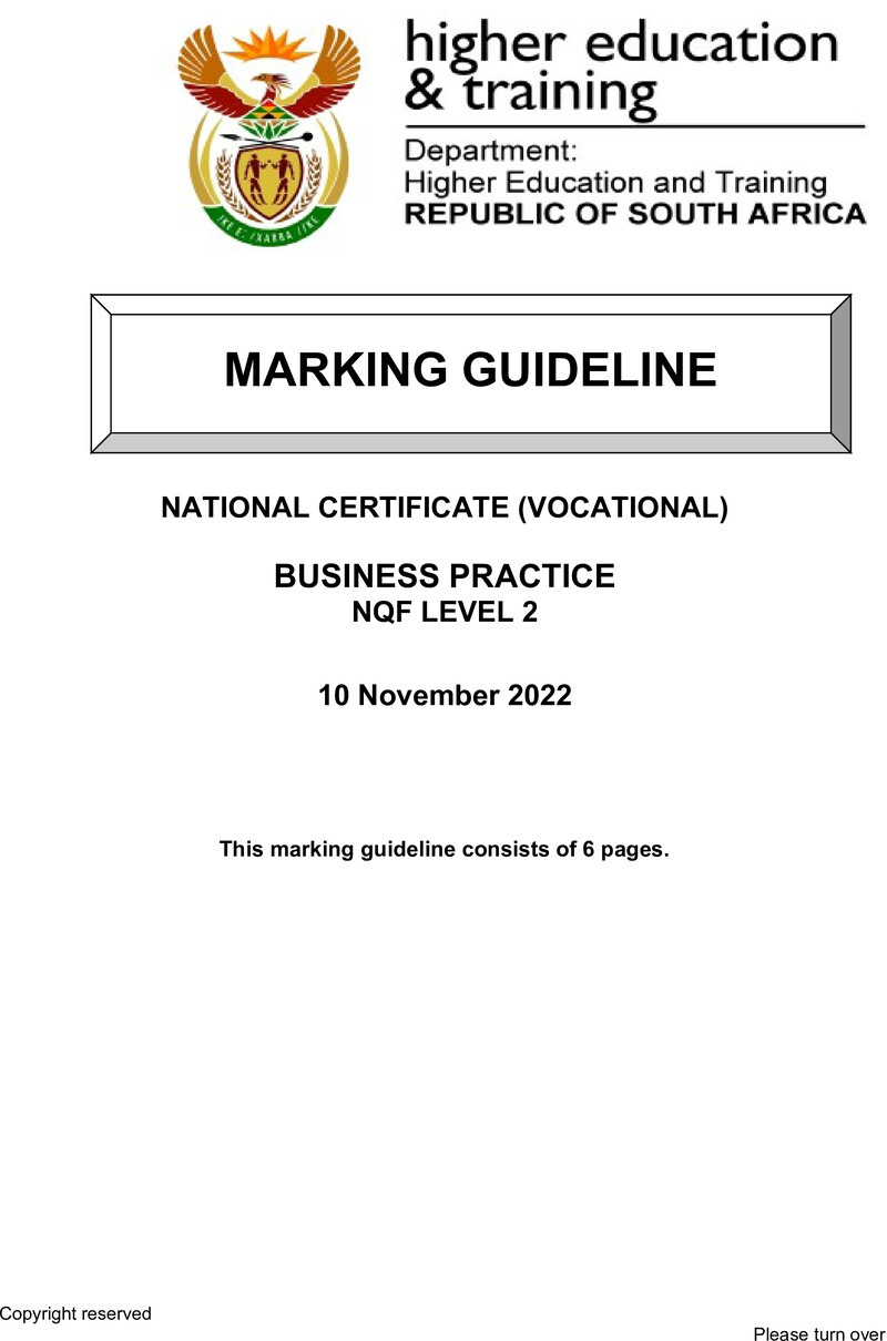 Business Practice L2 MEMO Nov 2022 preview