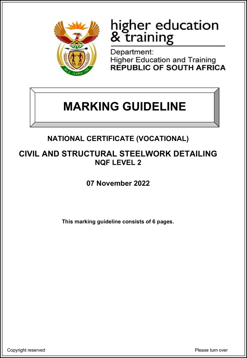 Civil And Structural Steelwork Detailing L2 MEMO Nov 2022 002 preview