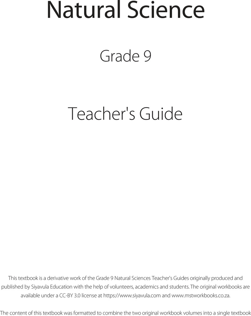 Teacher’s guide cover