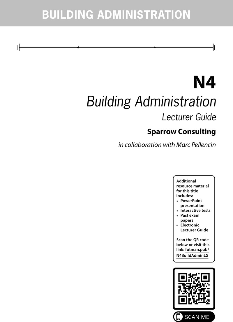 Building Administration Lecturer Guide N4