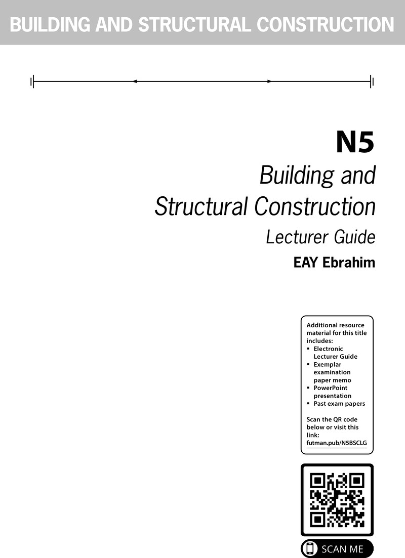 Building And Structural Construction Lecturer Guide N5