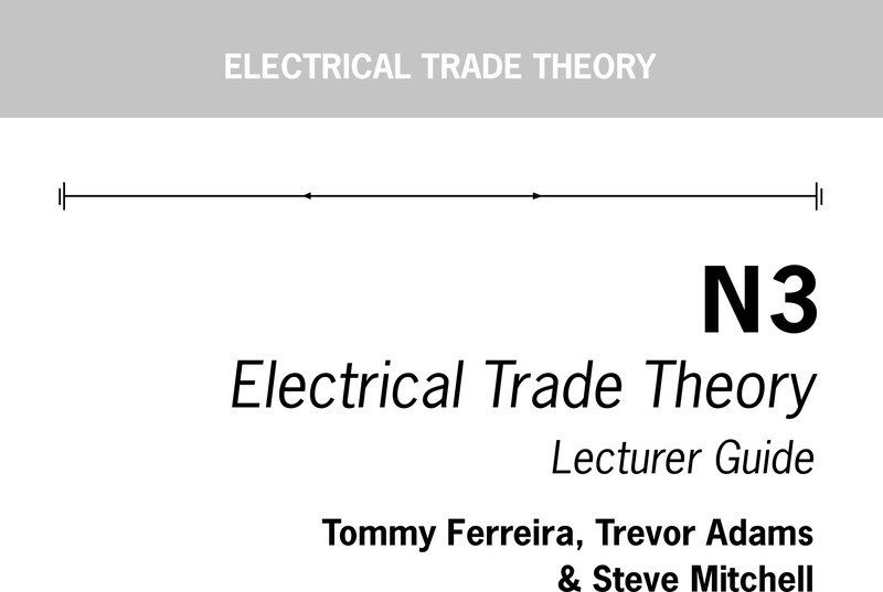 Electrical Trade Theory Lecturer Guide N3