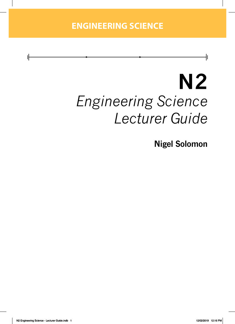 Engineering Science Lecturer Guide Pdf N2