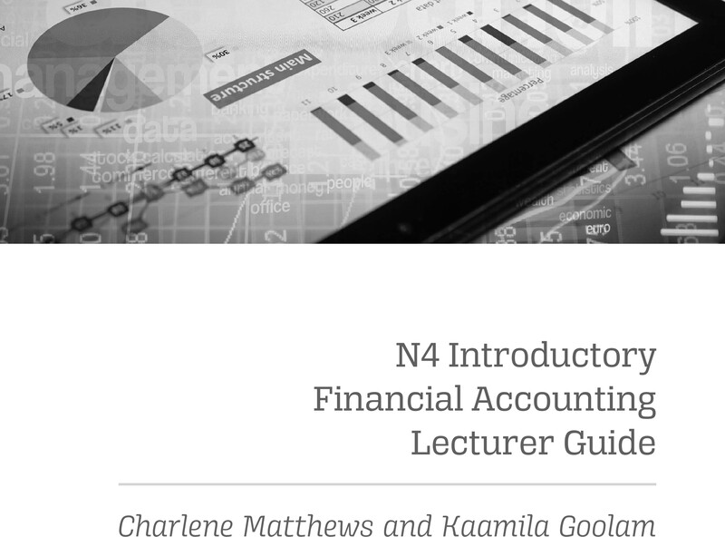 Introductory Financial Accounting Lecturer Guide N4