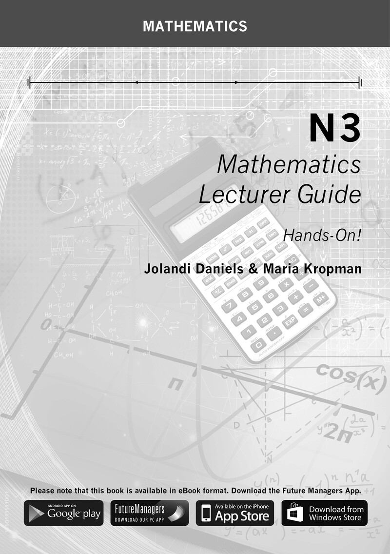 Mathematics Lecturer Guide N3