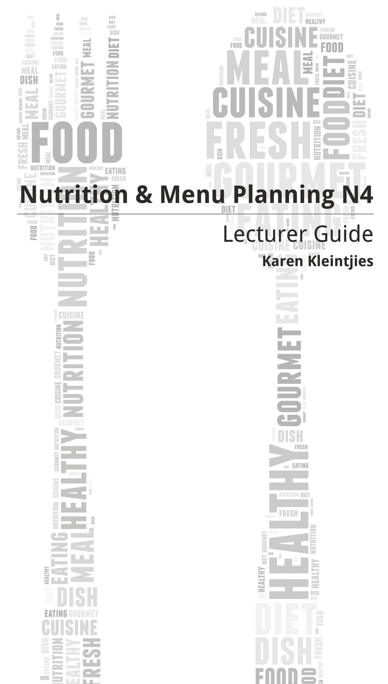 Nutrition And Menu Planning Lecturer Guide N4 cover