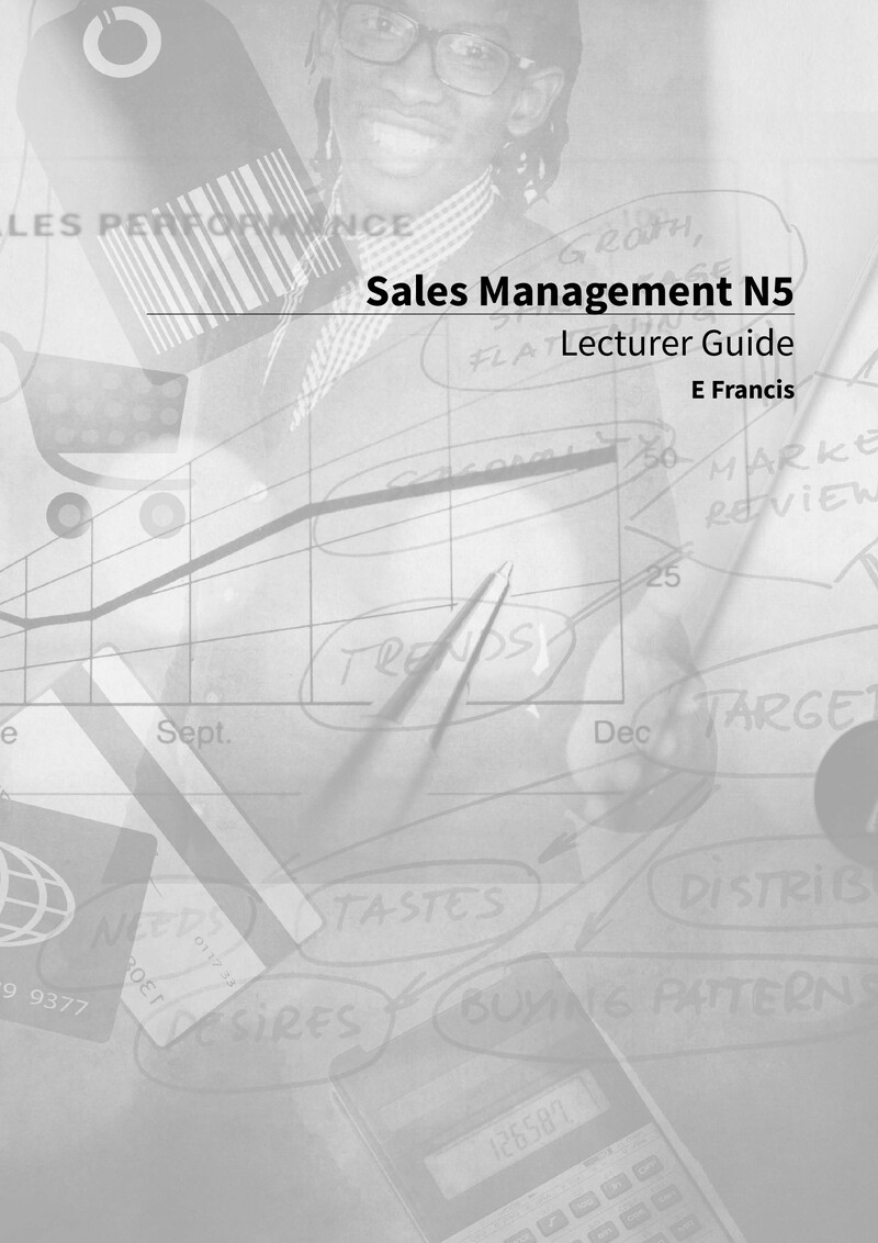Sales Management Lecturer Guide N5