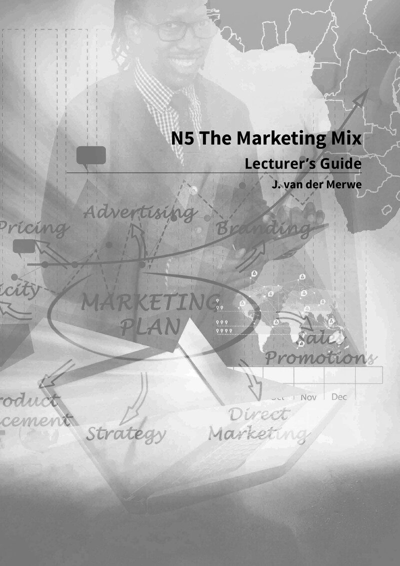 The Marketing Mix Lecturer Guide N5 cover