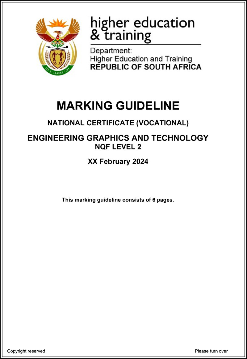 Nc1100 Engineering Graphics And Technology L2 Memo Supp 2024