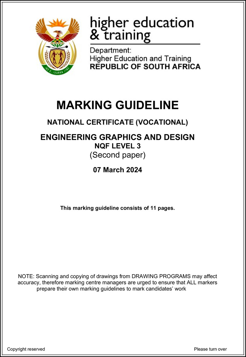 Nc1120 Engineering Graphics And Design L3 P2 Memo Supp 2024