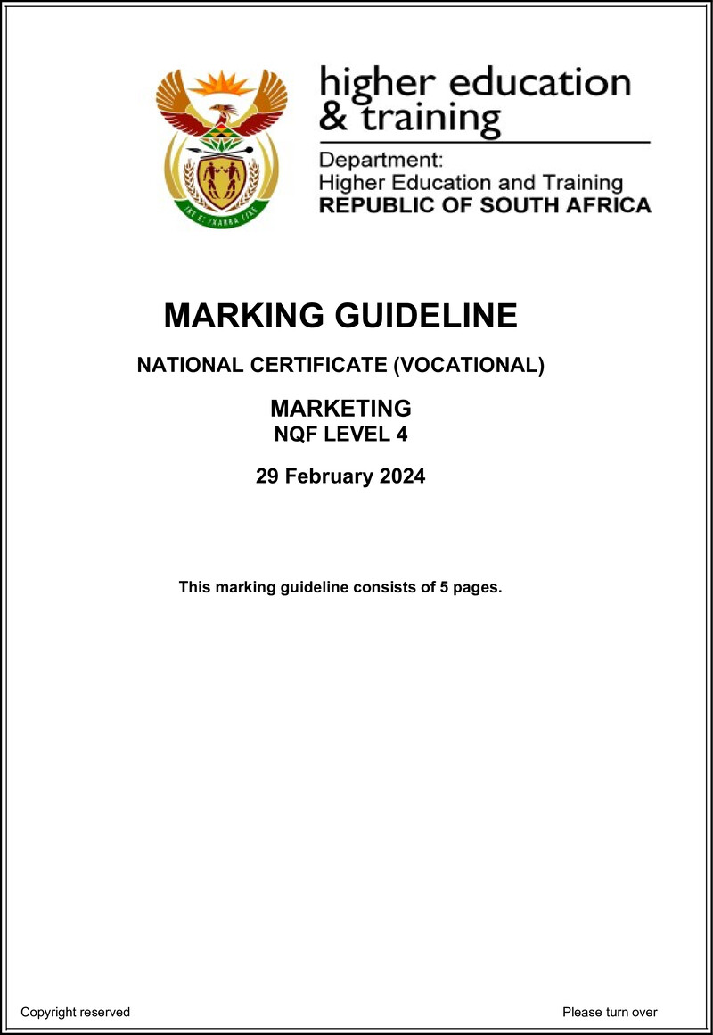 Nc1870 Marketing L4 Memo Supp 2024